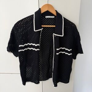 Abercrombie & Fitch Black Knit Sweater